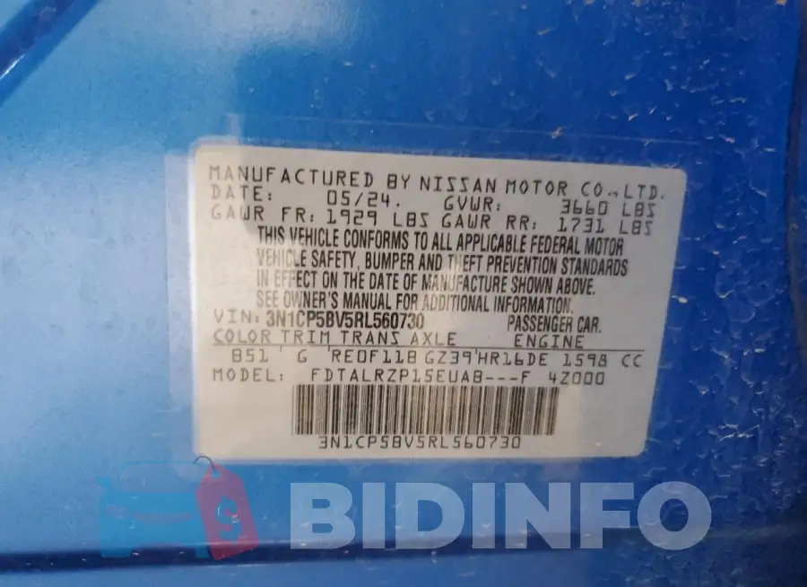 3N1CP5BV5RL560730 Photo# 13