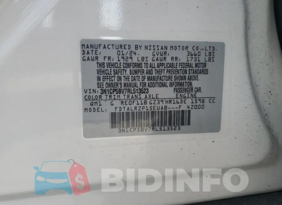 3N1CP5BV7RL513523 Photo# 14