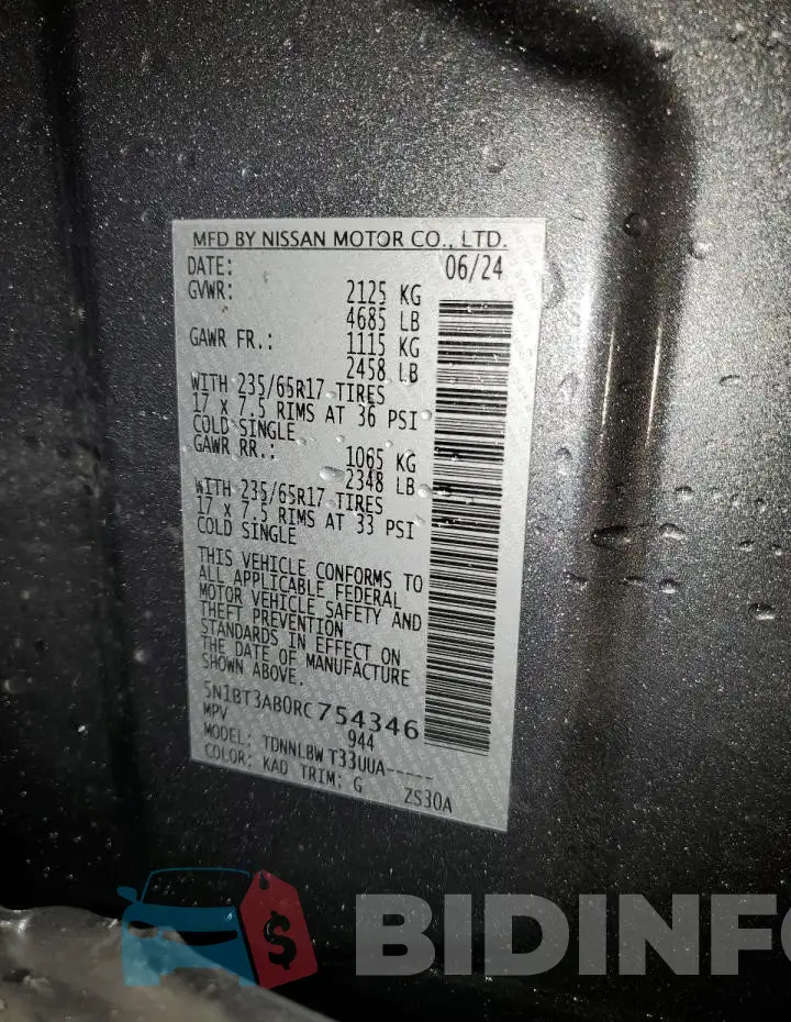 5N1BT3AB0RC754346 Photo# 14