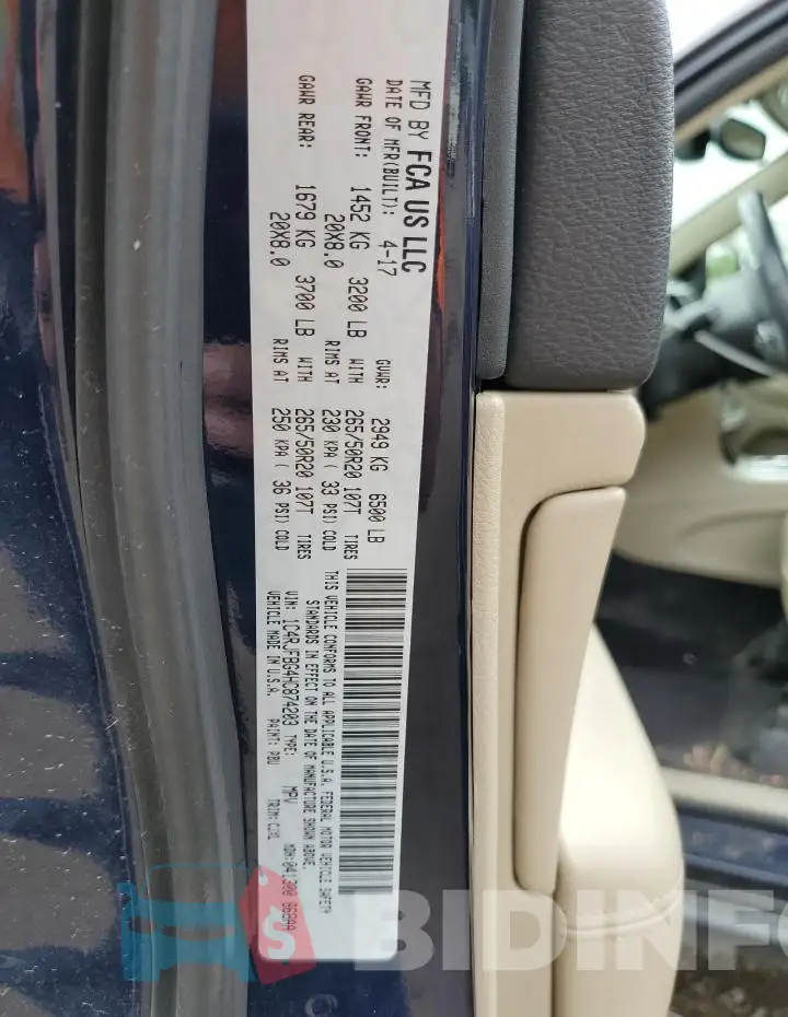1C4RJFBG4HC874203 Photo# 13