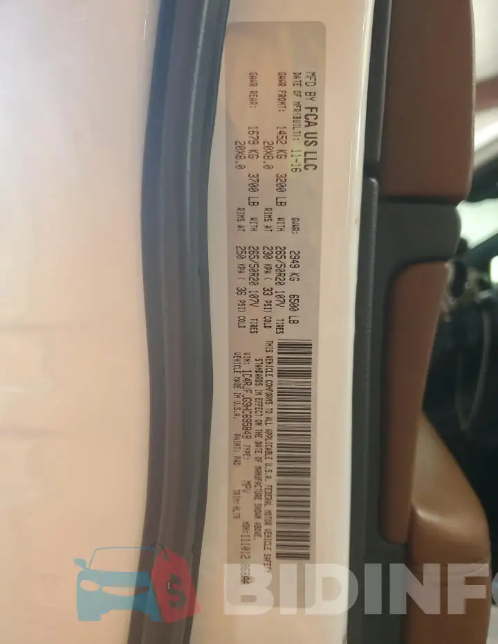 1C4RJFJG9HC695849 Photo# 14