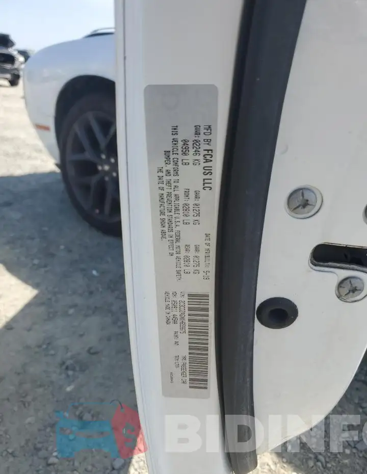 2C3CDZAGXKH659675 Photo# 12