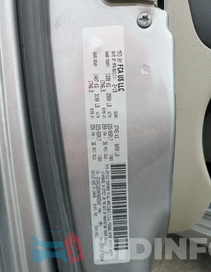 2C4RDGBGXKR642247 Photo# 13