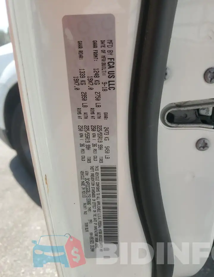 3C4PDCGG8JT515906 Photo# 13