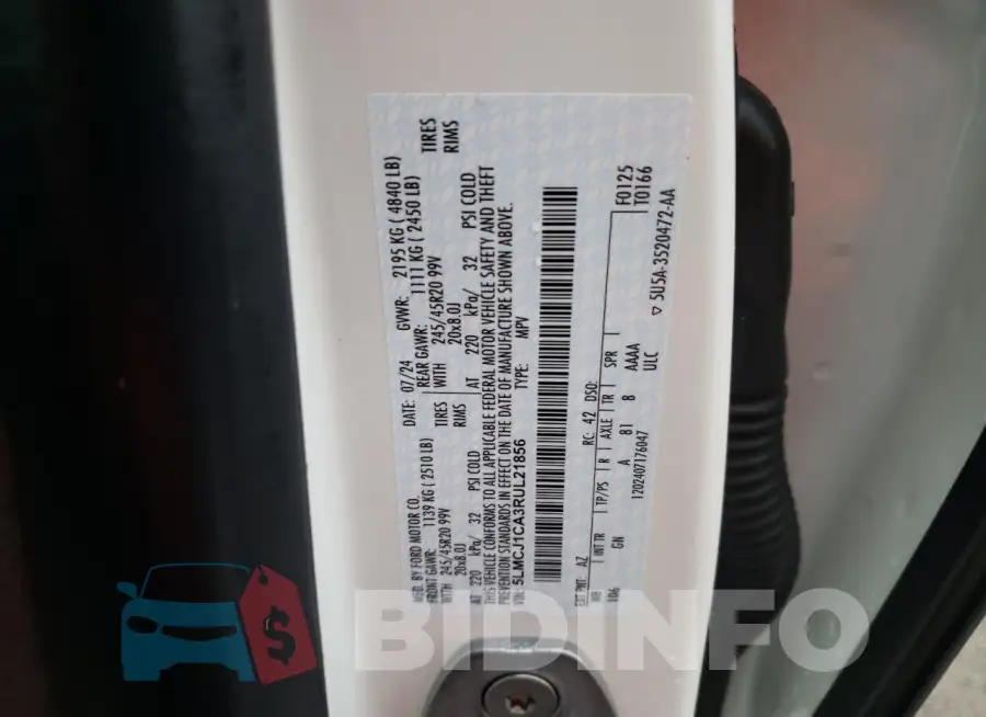 5LMCJ1CA3RUL21856 Photo# 13