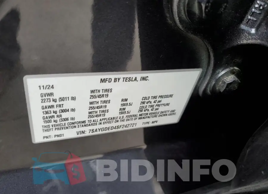 7SAYGDED4SF242721 Photo# 13