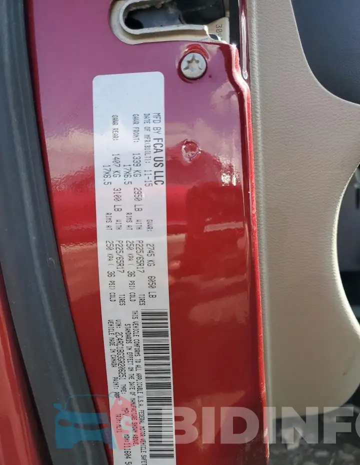2C4RC1BG3GR206251 Photo# 13