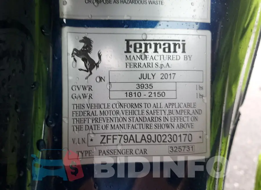 ZFF79ALA9J0230170 Photo# 12