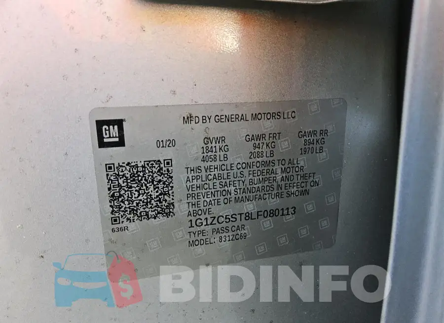 1G1ZC5ST8LF080113 Photo# 12