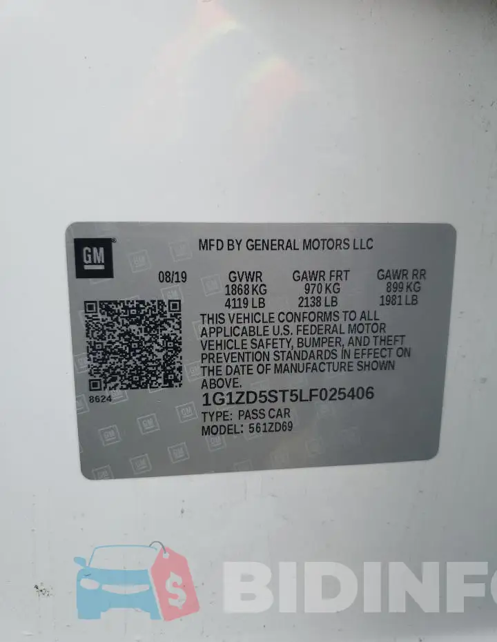 1G1ZD5ST5LF025406 Photo# 12
