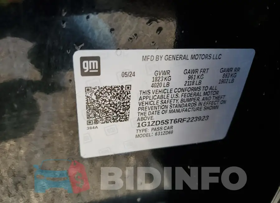 1G1ZD5ST6RF223923 Photo# 12
