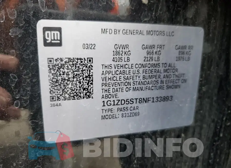 1G1ZD5ST8NF133893 Photo# 13