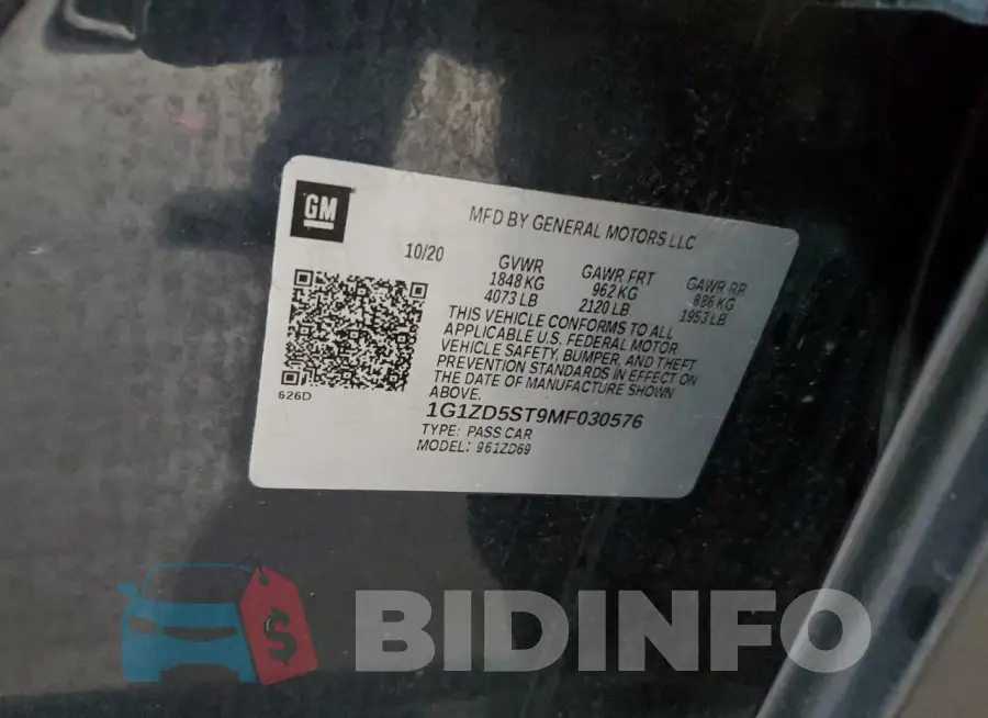 1G1ZD5ST9MF030576 Photo# 12