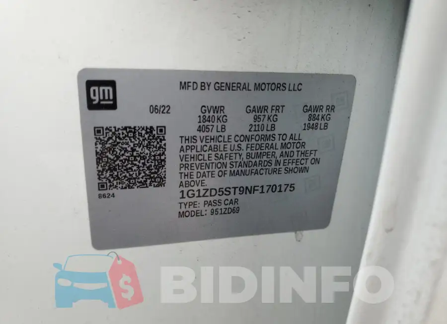 1G1ZD5ST9NF170175 Photo# 12