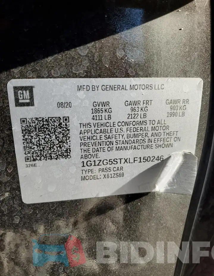 1G1ZG5STXLF150246 Photo# 12
