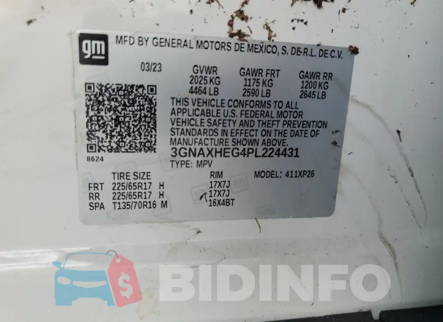 3GNAXHEG4PL224431 Photo# 14