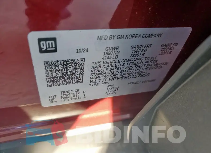 KL77LHEP6SC157850 Photo# 14