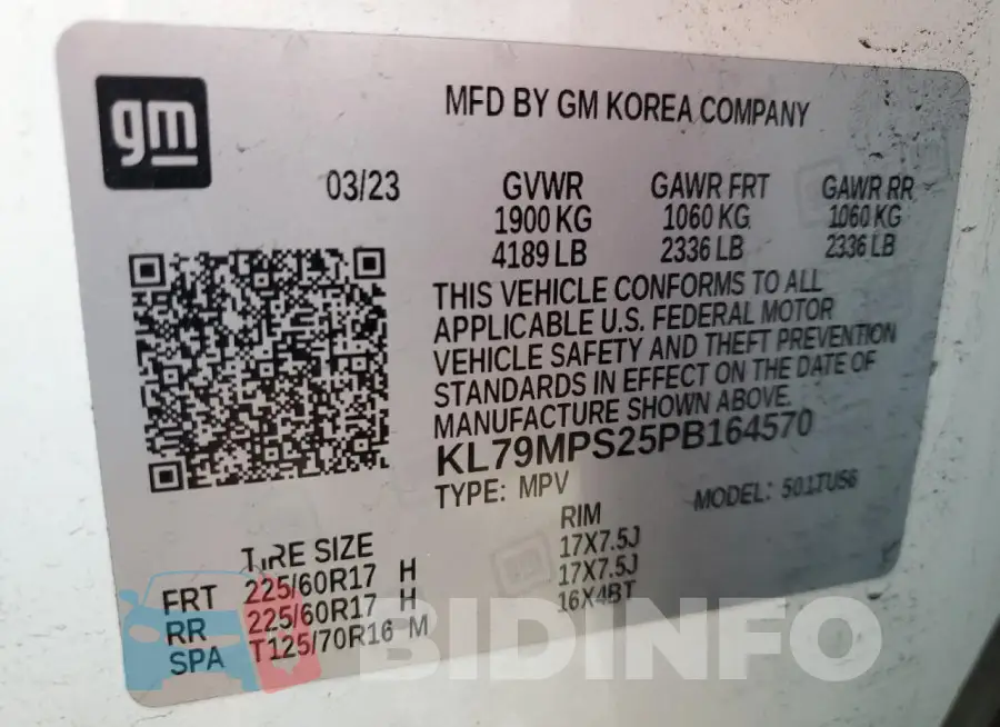 KL79MPS25PB164570 Photo# 13
