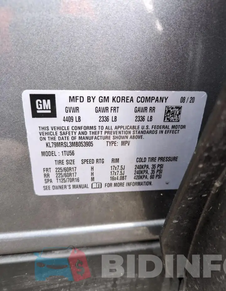 KL79MRSL3MB053905 Photo# 13