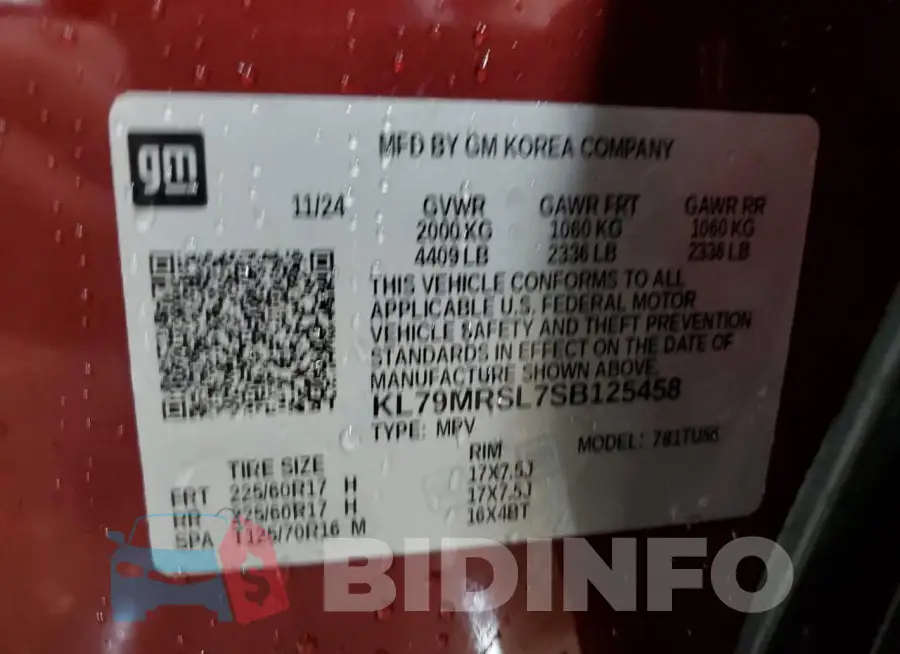 KL79MRSL7SB125458 Photo# 13