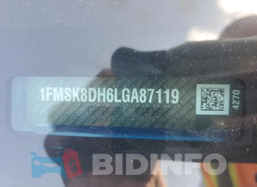 1FMSK8DH6LGA87119 Photo# 13