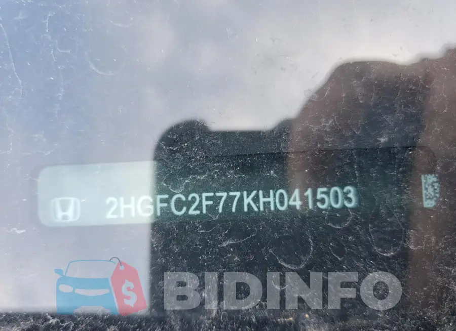 2HGFC2F77KH041503 Photo# 12