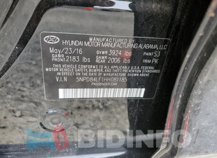 5NPD84LF1HH081185 Photo# 12
