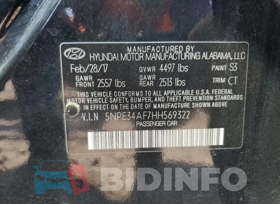 5NPE34AF7HH569322 Photo# 12