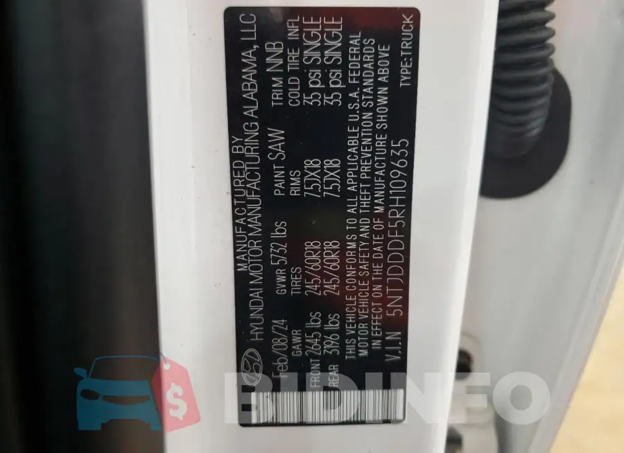 5NTJDDDF5RH109635 Photo# 12