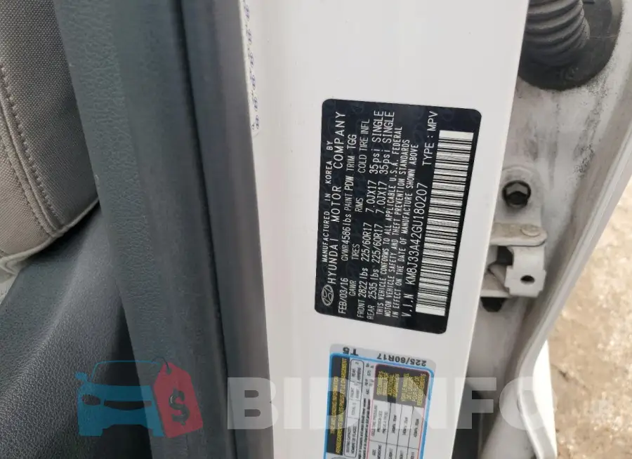KM8J33A42GU180207 Photo# 12
