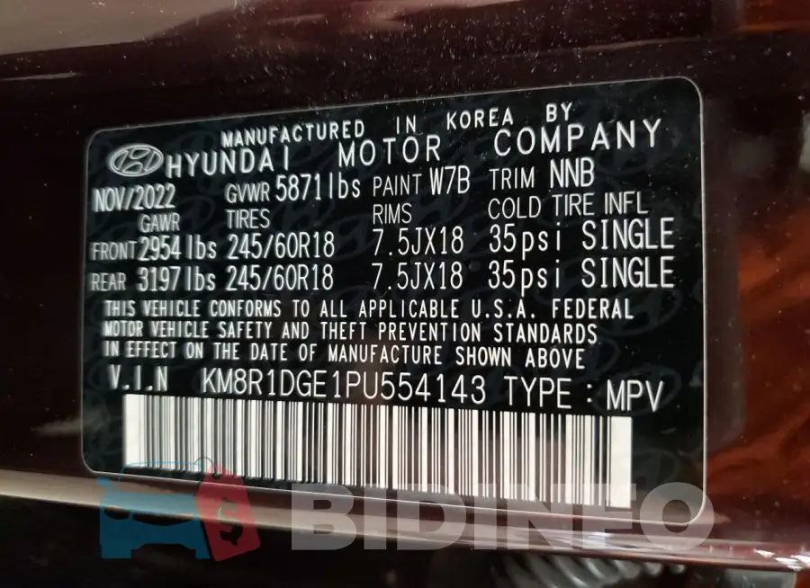 KM8R1DGE1PU554143 Photo# 14