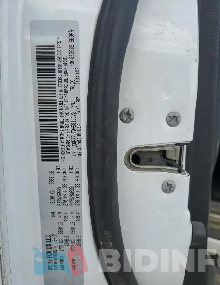 1C6RR7LT0HS815172 Photo# 13