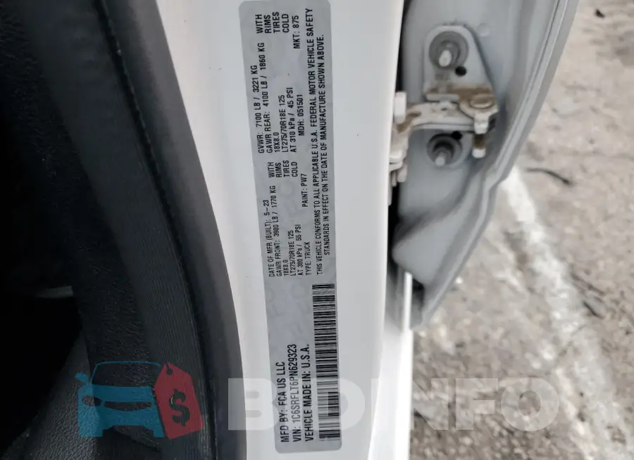 1C6SRFLT6PN629323 Photo# 13