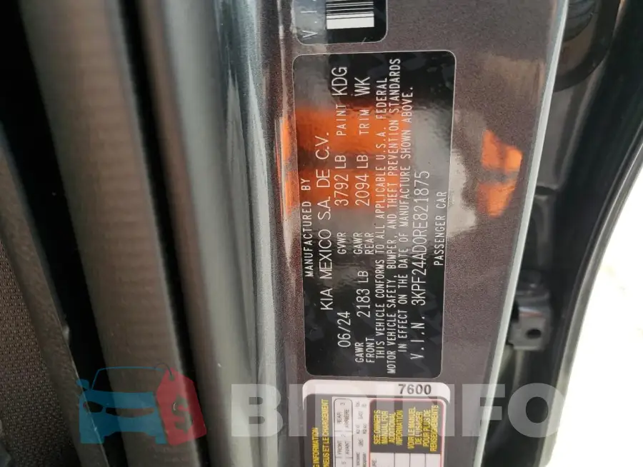 3KPF24AD0RE821875 Photo# 12