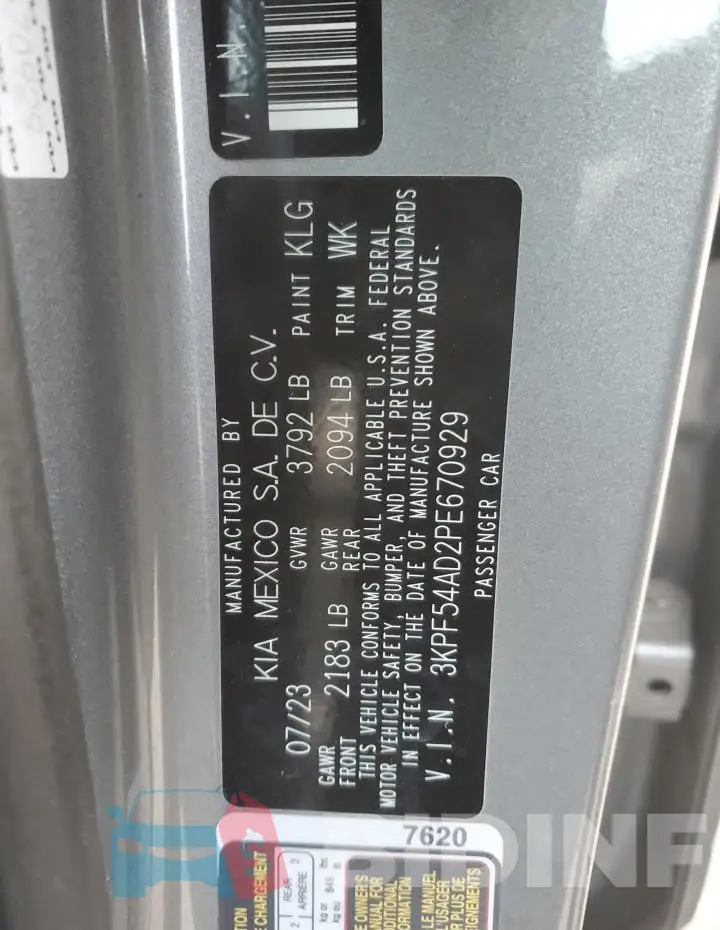 3KPF54AD2PE670929 Photo# 12