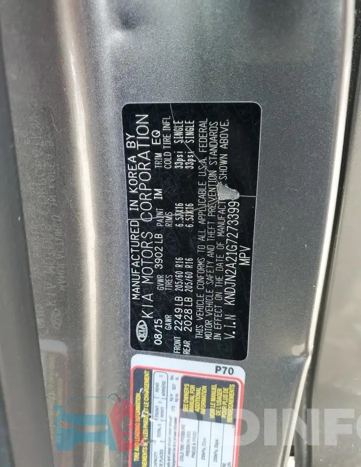 KNDJN2A21G7273399 Photo# 12