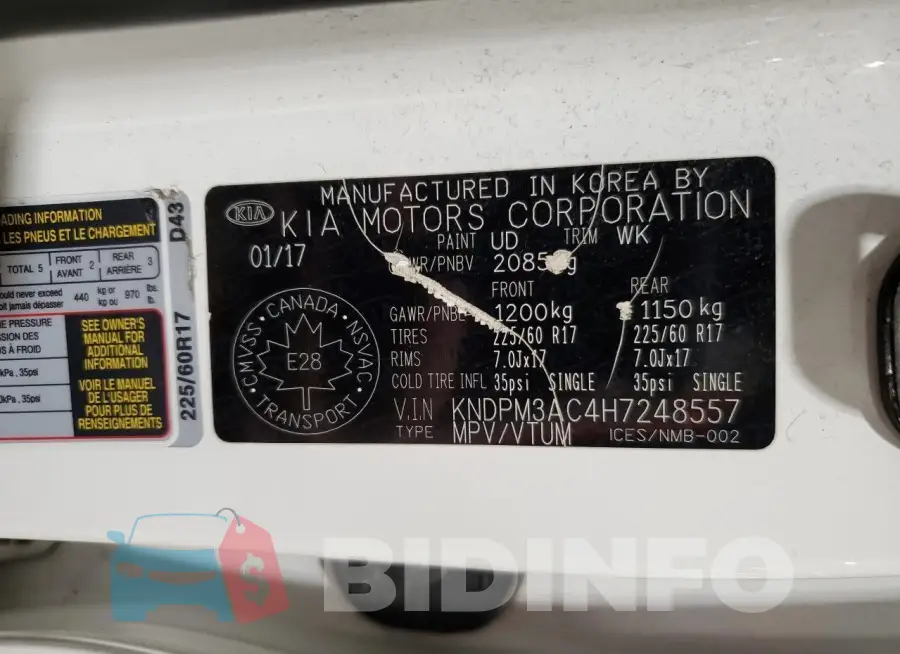 KNDPM3AC4H7248557 Photo# 13