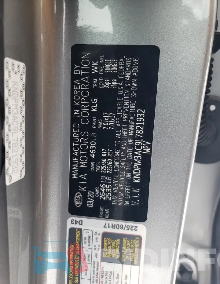 KNDPM3AC9L7821932 Photo# 13