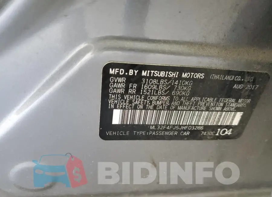 ML32F4FJ5JHF03286 Photo# 12
