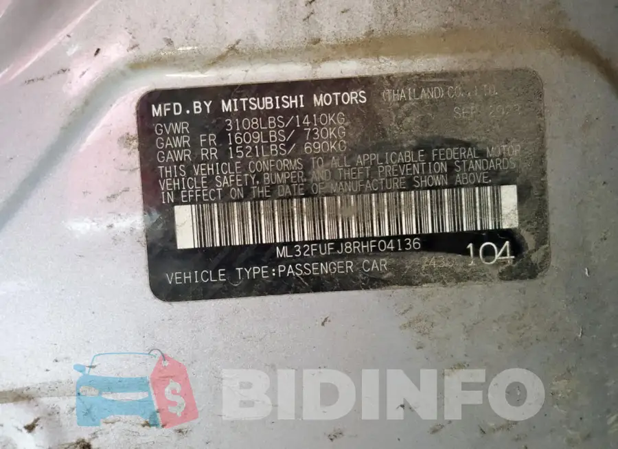 ML32FUFJ8RHF04136 Photo# 12