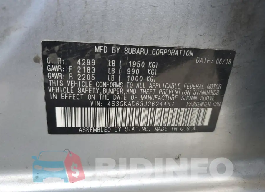 4S3GKAD63J3624467 Photo# 12