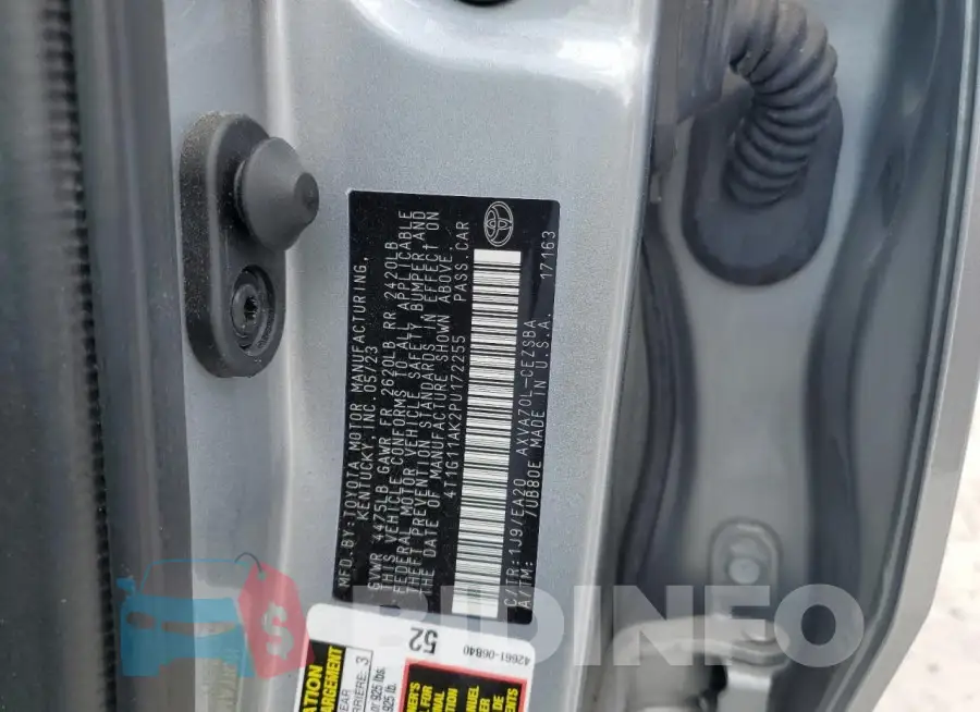 4T1G11AK2PU172255 Photo# 12