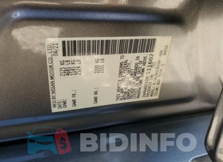 1N4AA6EV2MC511602 Photo# 13