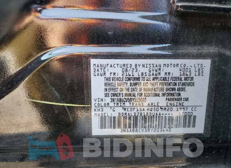 3N1AB8CV5RY203640 Photo# 12