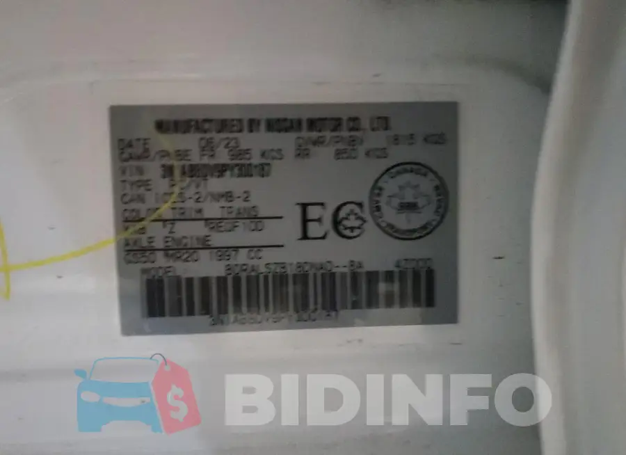 3N1AB8DV9PY300187 Photo# 12