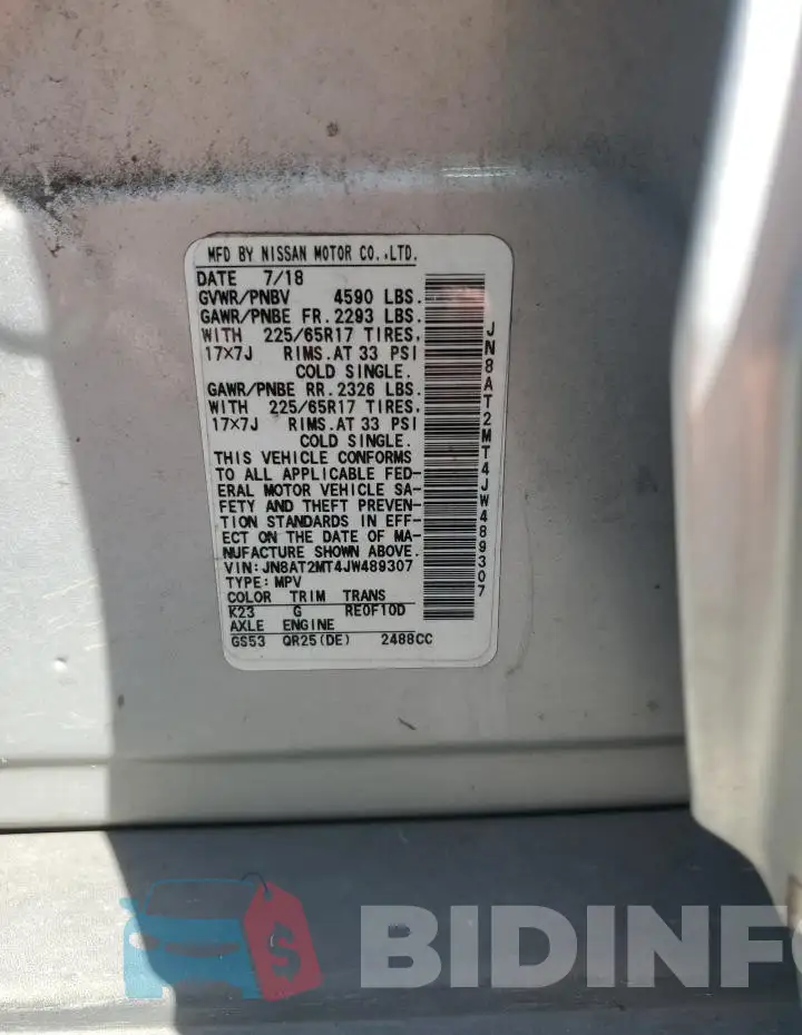 JN8AT2MT4JW489307 Photo# 14
