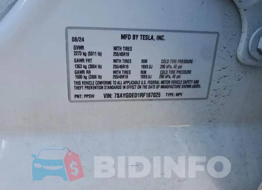 7SAYGDED1RF187025 Photo# 13