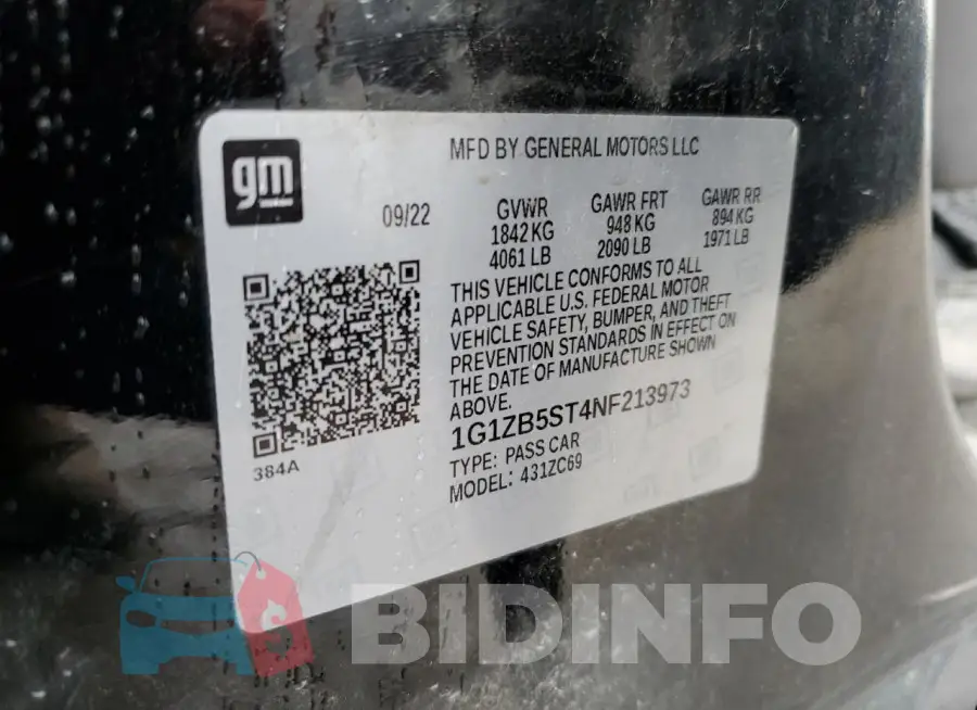 1G1ZB5ST4NF213973 Photo# 12