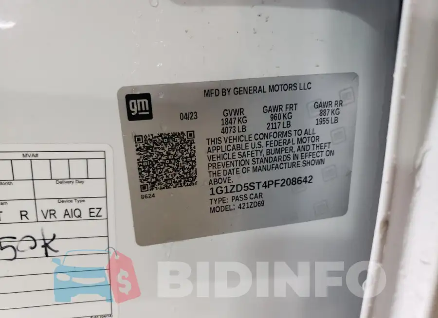 1G1ZD5ST4PF208642 Photo# 13
