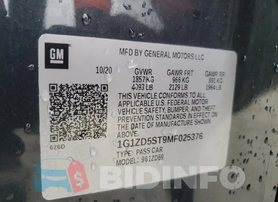 1G1ZD5ST9MF025376 Photo# 12